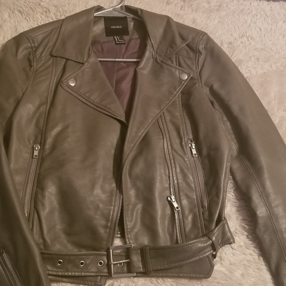 Forever21 leather moto jacket